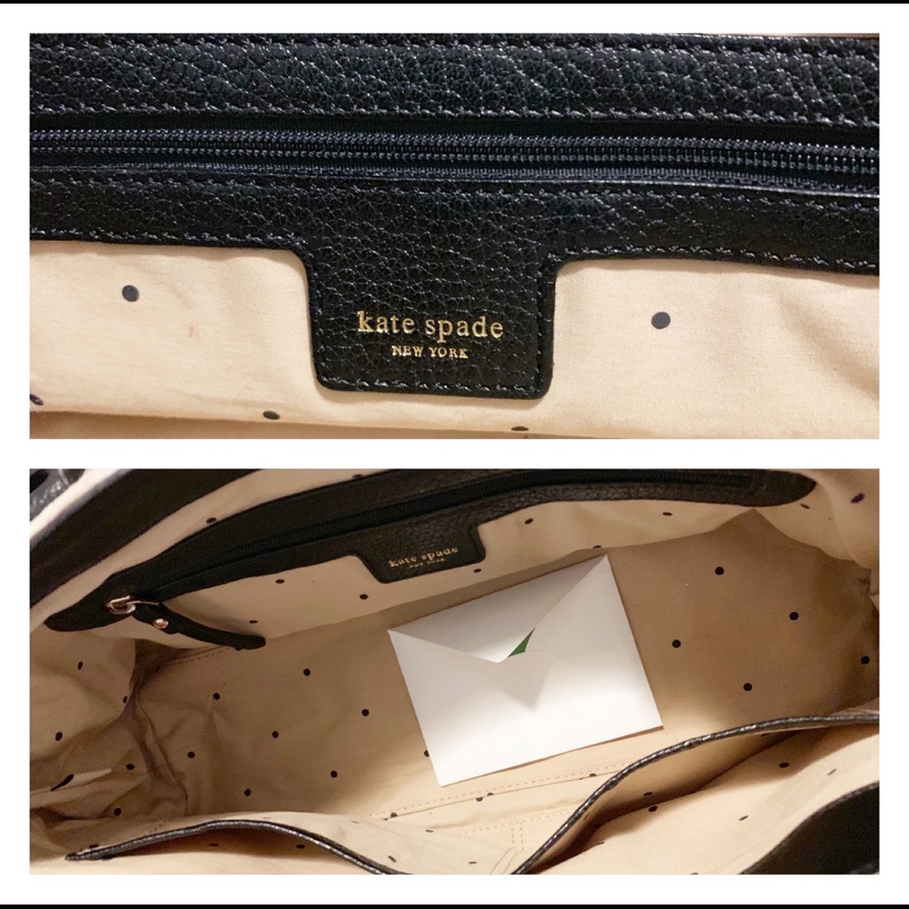 NWT Kate Spade Kariba Maddox black off white bag. - Picture 8 of 8